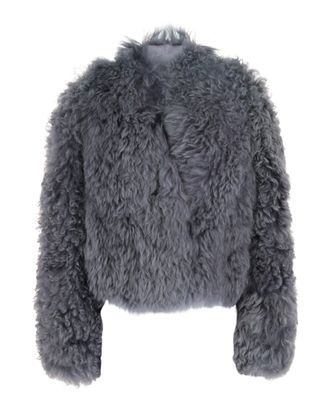 Ferragamo Shearling Cropped Jacket