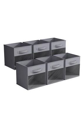 Sorbus 6-Pack Window Storage Cubes in Gray at Nordstrom Rack