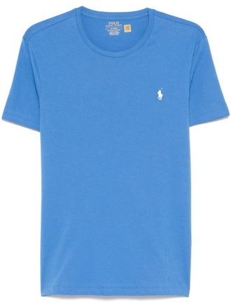 Ralph Lauren Blue Polo Pony-embroidered T-shirt