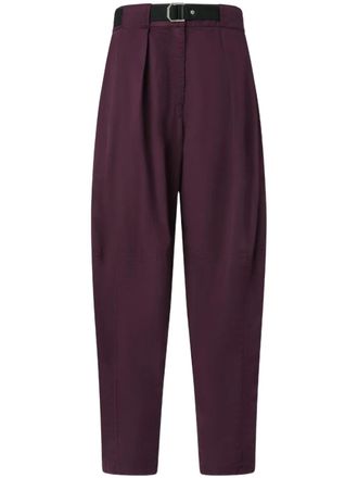 Pinko belted tapered trousers