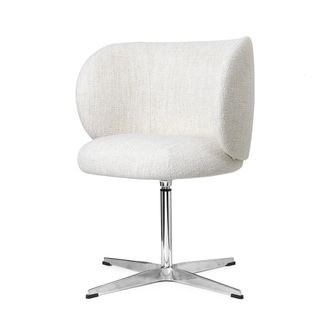 Ferm Living Rico Dining Chair drehbar, off-white (Bouclé)