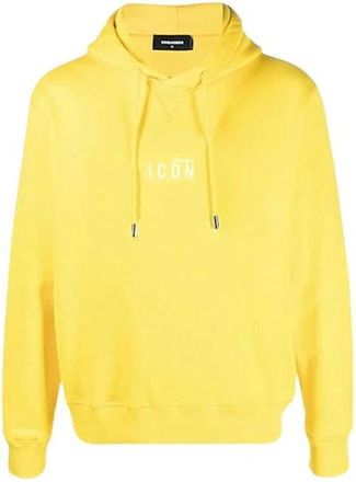 Dsquared2 Sweat - Heren - Hoodies - Geel - XS - Hoodies & sweatvesten