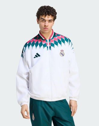 adidas Real Madrid maglia da allenamento da stadio bianca-Bianco