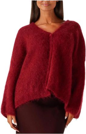 Amaya Amsterdam Roze Truien & Vesten- Bordeaux Kleur - Dames - Vesten - Rood - XL - Truien & Vesten