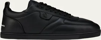 Christian Louboutin Mens Sk Vi Flat Calf Leather Low-Top Sneakers