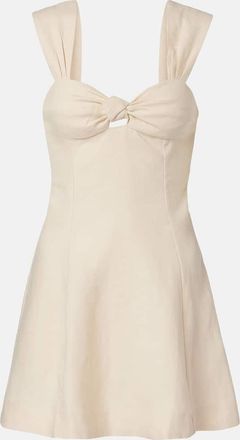 Faithfull The Brand Pallida linen minidress