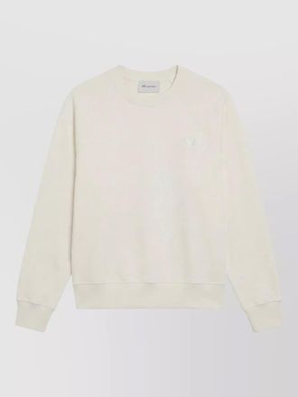 Ami knit sweater raglan sleeves ribbed finishes