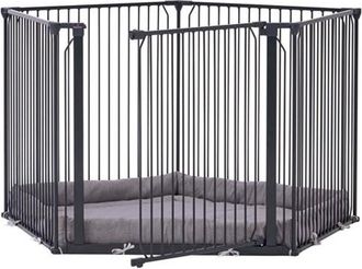 OEM Baby Dan - Parque Infantil Carl Pentagon, Negro