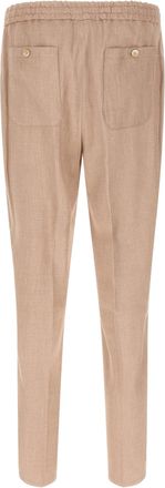 Etro Flamed Linen Blend Joggers - Beige