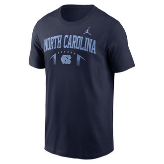 Nike Jordan Mens North Carolina Primetime Football Icon Jordan College T-Shirt in Blue | N19941SNCN-0TY