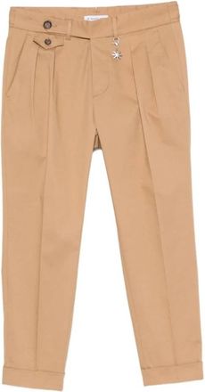 Manuel Ritz 24 Pantalone - Heren - Vrijetijds broeken - Beige - M - Katoen - Broeken