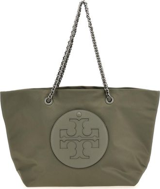 Tory Burch Green Ella Chain Tote Bag