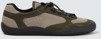 Prada Speedrock leather-trimmed sneakers