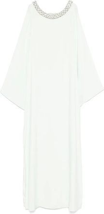 Amen Abito lungo con gemme - Verde