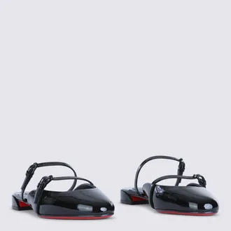 Christian Louboutin Womens Flat Shoes Black-Black _le Black/black