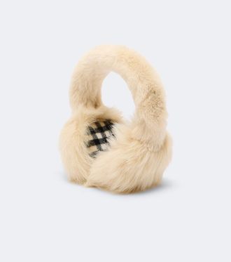 Burberry Shearling earmuffs