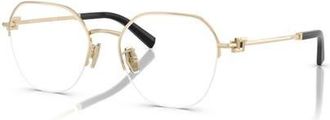 Tiffany & Co. 53mm Round optical glasses in Gold at Nordstrom