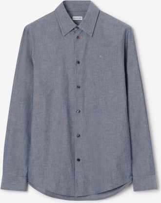 Burberry Regular Fit Cotton Blend Shirt