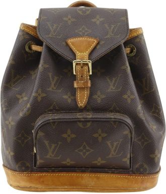 Louis Vuitton Brown Canvas Backpack (Pre-Owned)