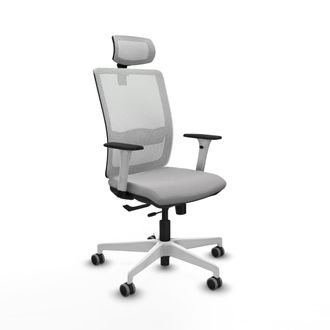 Piqueras y Crespo Piqueras Y Crespo Silla De Oficina Gris Claro Ajustable