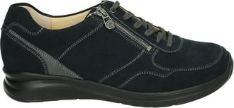 Ganter Blauwe Casual Lage Schoenen - Heren - Sneakers - Blauw - 39 EU - Leer - Schoenen