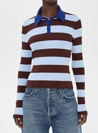 Solid & Striped Debra Top In Twilight/raisin Brown