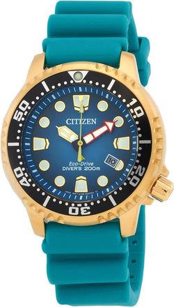 Citizen Eco-Drive Promaster Dive Turquoise Dial Mens Watch BN0162-02X