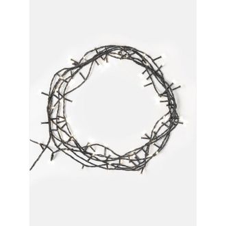 Dmora Dmora Luces De Cadena 180 Led Exterior E Interior, 8 Luces De Juego, Luces De Navidad Por Cable, Decoraciones Navide&ntilde;as, Alambre Verde 8,95m, Luces Bl