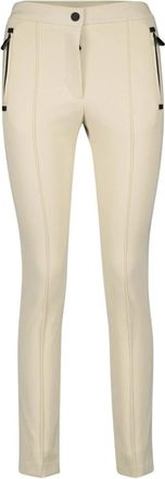 Moncler Beige Ski Broek Slim Fit - Dames - Ski broeken - Beige - M - Fitness