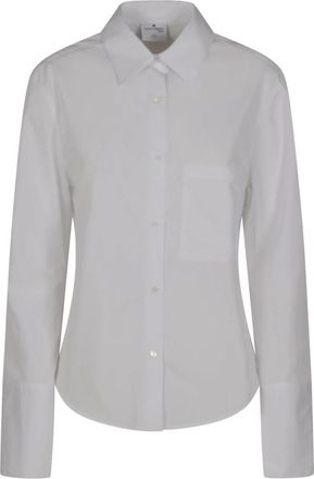 Courr&egrave;ges Klassieke Poplin Overhemd in Wit - Dames - Overhemden - Wit - 2XS - Overhemden