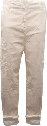 Pinko Cargo Aaron Wo Broek - Dames - Slim Fit Broeken - Wit - L - Broeken