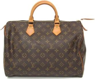 Louis Vuitton Pre-owned Handbags, female, Brown, Size: ONE SIZE Pre-owned Canvas handbags