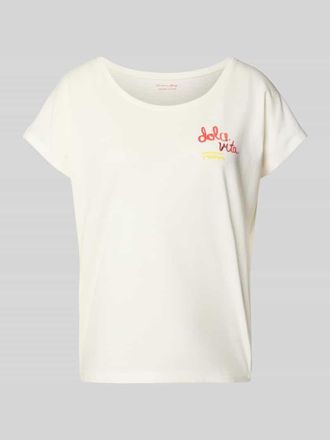 Christian Berg Pyjama-Oberteil mit Motiv in Offwhite, Gr&ouml;&szlig;e XXL