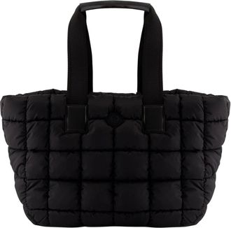 Moncler Zwarte Caradoc Schoudertas - Dames - Shoppers - Zwart - ONE Size - Nylon - Tassen
