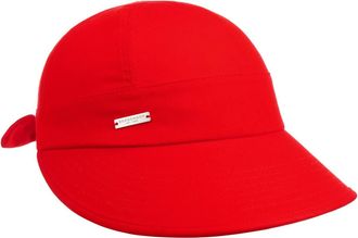 Seeberger Womens Flat Cap Red Red