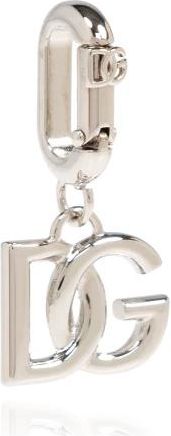 Dolce & Gabbana Hanger met logo - Heren - Kettingen - Grijs - ONE Size - Accessoires
