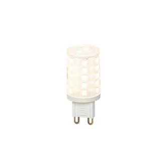 QAZQA Moderno Set De 4 Apliques Inteligentes Negros Con Dorado 9,7 Cm Con Wifi G9 - Transfer Groove Aluminio Cuadrada Adecuado Para Led Max. 1 X 2.5 Watt - 