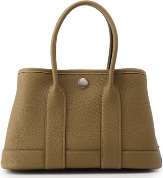 Herm&egrave;s Beige Togo Leather Tote Bag