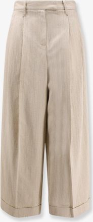 Alysi Pantaloni Sartorial in viscosa e lino - ALYSI - gender_Woman