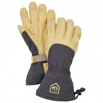 Hestra Narvik Ecocuir 5 Finger Handschuhe - Unisex | beige