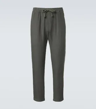 Fedeli Linen straight pants