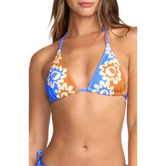 Billabong Trippin Dippin Remi Triangle Bikini Top in Multi at Nordstrom Rack, Size X-Small