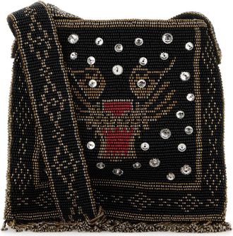 Valentino Garavani Embellished Fabric Crossbody Bag