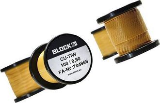 BLOCK Bobina Cu-tiw Cable De Cobre Esmaltado 0,30 Mm 114,5 M