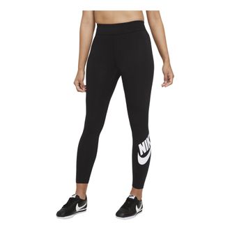 Nike (WMNS) Nike Sportswear Essential Casual Sports High Waist Gym Yoga Leggings Black CZ8529-010