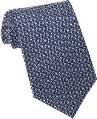 Brooks Brothers Geo Neat Silk Blend Tie in Navy at Nordstrom Rack
