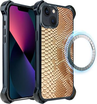 OEM Funda Ibizu Dropguard Ultra Para Iphone 13 Con Magsafe, Dise&ntilde;o call Of The Wild, Color Serpiente