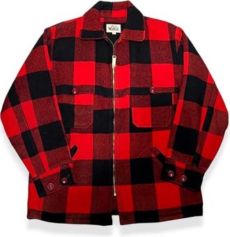 Woolrich Jassen, Heren, Veelkleurig, M, Wol, Lichtgewicht Jas