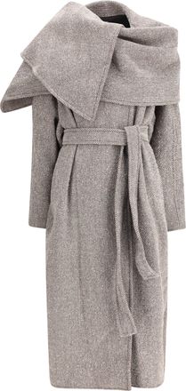 Ferragamo Oversized Asymmetric Coat