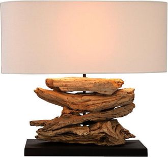Global Interiors Tischlampe Riverine 55 x 50 cm - Natural